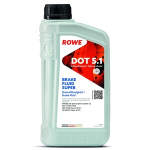 Фото Гальмівна рідина HIGHTEC BRAKE FLUID SUPER DOT 5.1 (1 L) ROWE  25104001099