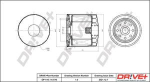 Фото Оливний фільтр DRIVE PARTS  DP1110.11.0170