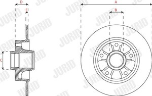 Фото Автозапчастина JURID/BENDIX 563289JC-1