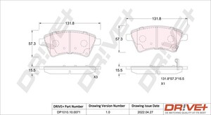 Фото Автозапчастина DRIVE PARTS  DP1010100071