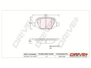 Фото Автозапчастина DRIVE PARTS  DP1010100853