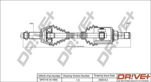 Фото Приводний вал DRIVE PARTS  DP2110101003