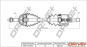 Фото Приводний вал DRIVE PARTS  DP2110100216