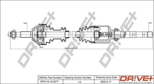 Фото Приводний вал DRIVE PARTS  DP2110100277