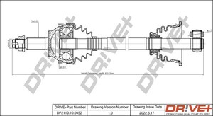 Фото Автозапчастина DRIVE PARTS  DP2110100452