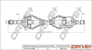 Фото Приводний вал DRIVE PARTS  DP2110100485