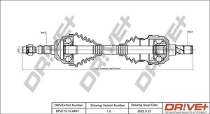 Фото Приводний вал DRIVE PARTS  DP2110100497