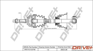 Фото Автозапчастина DRIVE PARTS  DP2110100740