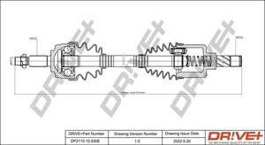 Фото Автозапчастина DRIVE PARTS  DP2110100308