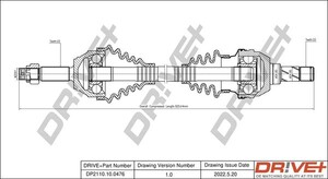 Фото Автозапчастина DRIVE PARTS  DP2110100476