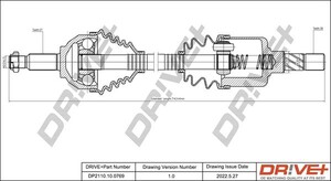 Фото Приводний вал DRIVE PARTS  DP2110100769