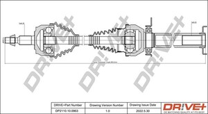 Фото Приводний вал DRIVE PARTS  DP2110100963