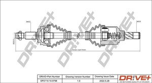 Фото Приводний вал DRIVE PARTS  DP2110100798