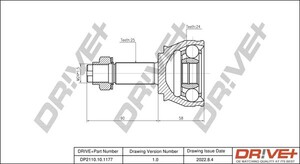 Фото Комплект шарнірів, приводний вал DRIVE PARTS  DP2110101177