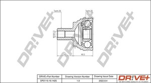 Фото Комплект шарнірів, приводний вал DRIVE PARTS  DP2110101425