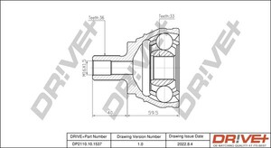 Фото Комплект шарнірів, приводний вал DRIVE PARTS  DP2110101537