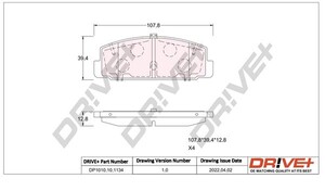 Фото Автозапчастина DRIVE PARTS  DP1010101134