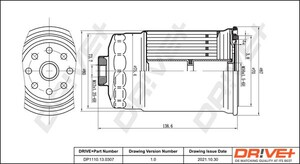 Фото Фільтр палива DRIVE PARTS  DP1110130307