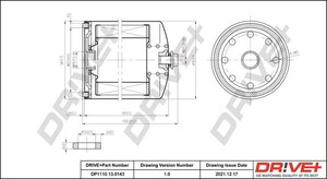 Фото Фільтр палива DRIVE PARTS  DP1110130143