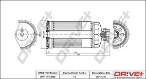 Фото Фільтр палива DRIVE PARTS  DP1110.13.0089