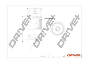 Фото Фільтр палива DRIVE PARTS  DP1110130263