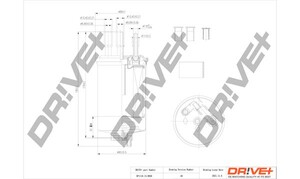 Фото Фільтр палива DRIVE PARTS  DP1110130050