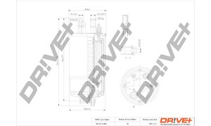 Фото Фільтр палива DRIVE PARTS  DP1110130071