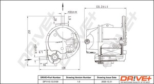 Фото Автозапчастина DRIVE PARTS  DP1110130100