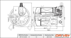 Фото Фільтр палива DRIVE PARTS  DP1110130310