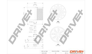 Фото Фільтр палива DRIVE PARTS  DP1110130107