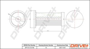 Фото Фільтр палива DRIVE PARTS  DP1110130148