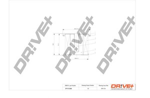 Фото Фільтр палива DRIVE PARTS  DP1110130028