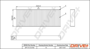 Фото Автозапчастина DRIVE PARTS  DP1110120150