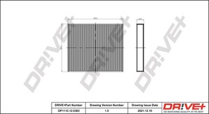 Фото Фільтр, повітря у салоні DRIVE PARTS  DP1110120383