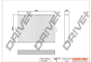 Фото Фільтр, повітря у салоні DRIVE PARTS  DP1110120082