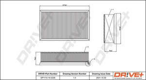 Фото Повітряний фільтр DRIVE PARTS  DP1110100226