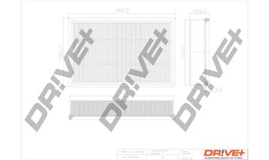 Фото Повітряний фільтр DRIVE PARTS  DP1110100592