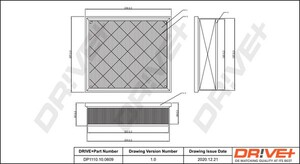 Фото Повітряний фільтр DRIVE PARTS  DP1110100609