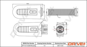 Фото Фильтр воздушный MB C/E/GLK-Class 2.2CDI 08- DRIVE PARTS  DP1110100248