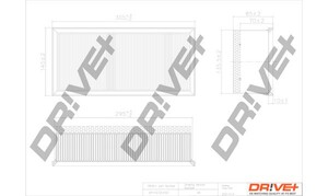 Фото Повітряний фільтр DRIVE PARTS  DP1110.10.0197