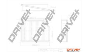 Фото Повітряний фільтр DRIVE PARTS  DP1110100201