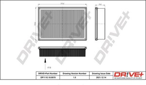 Фото Повітряний фільтр DRIVE PARTS  DP1110100079