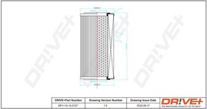 Фото Повітряний фільтр DRIVE PARTS  DP1110100727