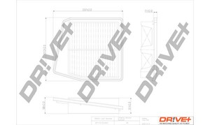 Фото Повітряний фільтр DRIVE PARTS  DP1110100447