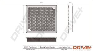 Фото Повітряний фільтр DRIVE PARTS  DP1110.10.0212