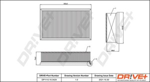 Фото Повітряний фільтр DRIVE PARTS  DP1110100424