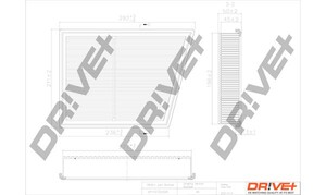 Фото Повітряний фільтр DRIVE PARTS  DP1110100334