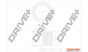 Фото Повітряний фільтр DRIVE PARTS  DP1110100745