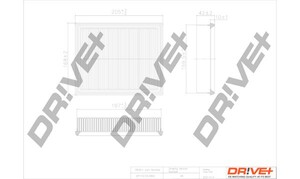 Фото Повітряний фільтр DRIVE PARTS  DP1110100064