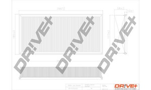 Фото Фильтр воздушный (с поролоном) VAG 3.0-4.2 FSI/TDI 02-18 DRIVE PARTS  DP1110100127